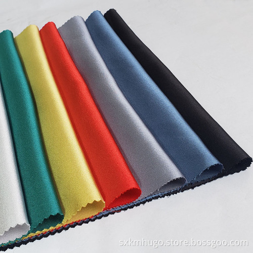Polyester Silky Satin Fabric For Elegant Dress Shirt
